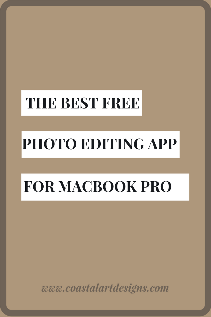 Best photo editing apps for mac